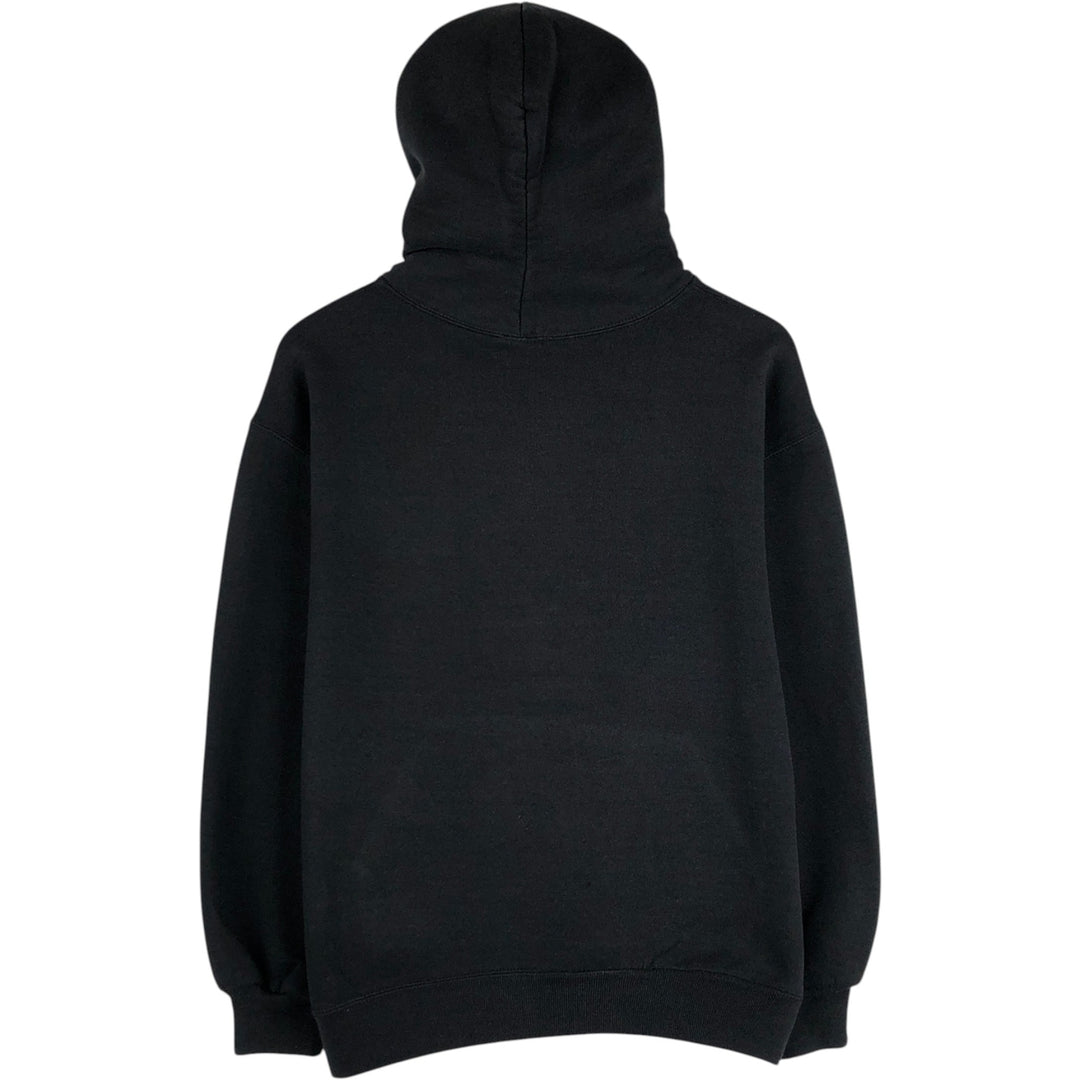 80s-90'S Jerzees SUPER SWEATS Plain Blank Sweatshirt Hoodie, Made in USA, Men's Size L (Equivalent), Vintage cotton black type Vintage Second Hand