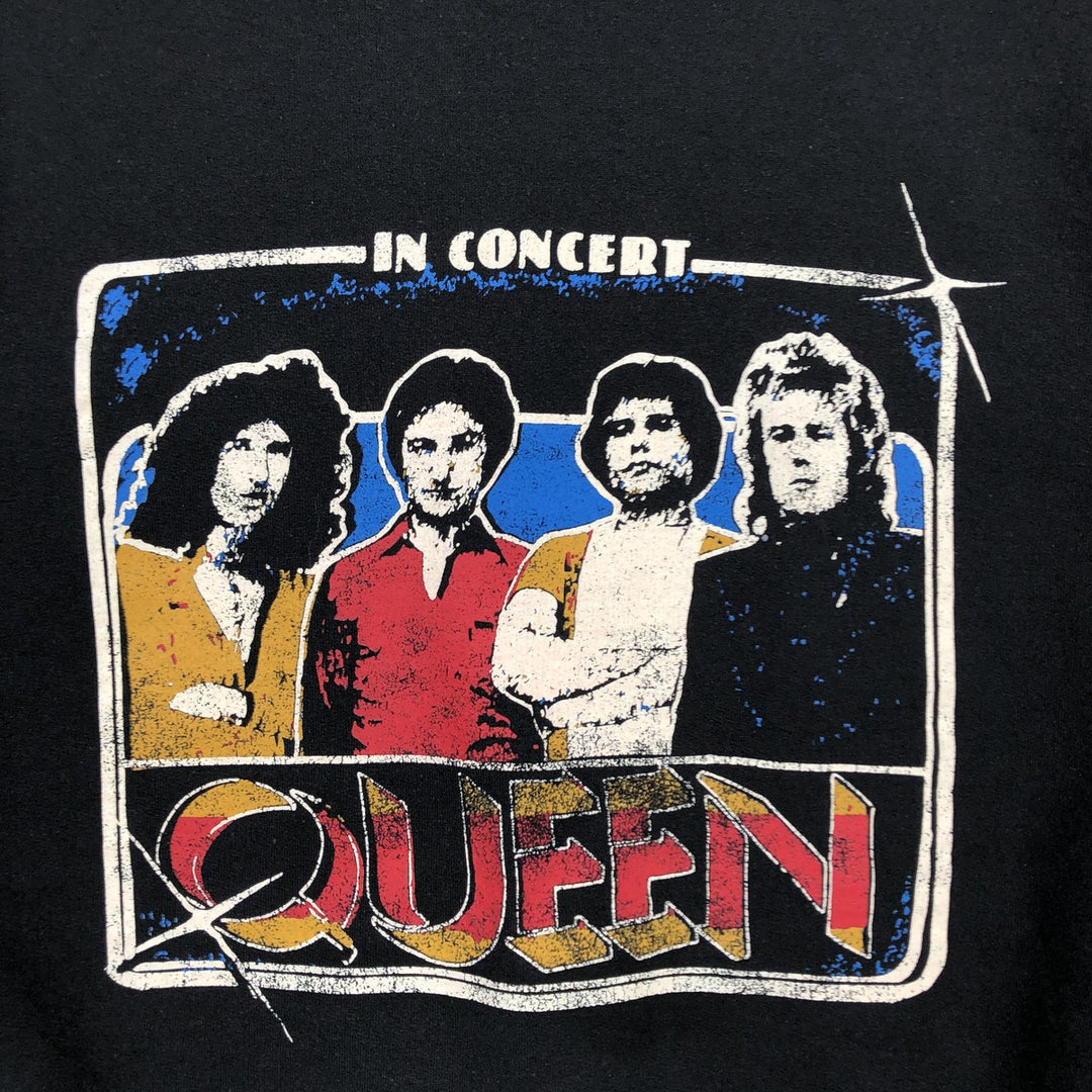 QUEEN Band Sweatshirt (Men's Size S) cotton black type Vintage Second Hand
