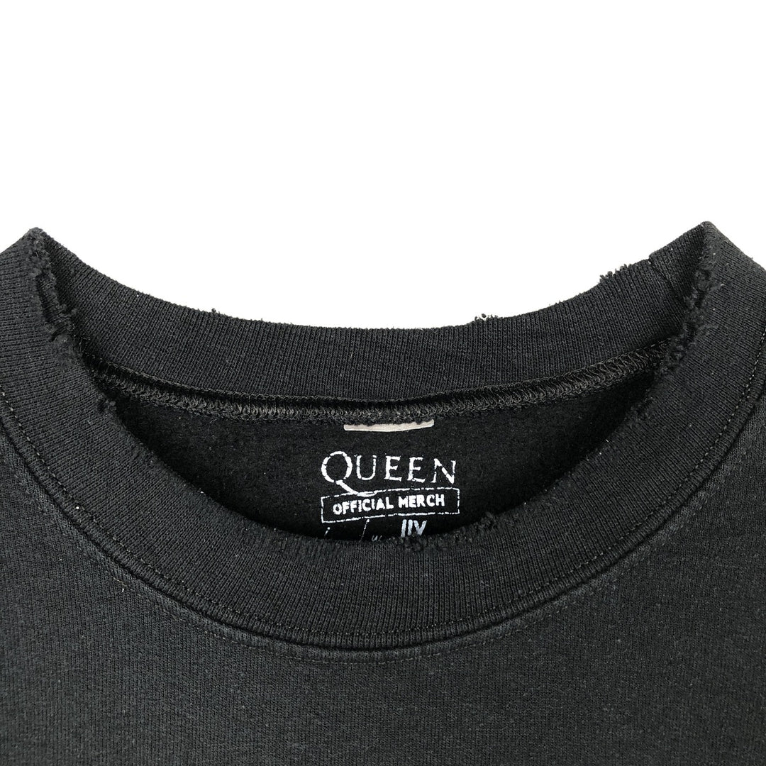 QUEEN Band Sweatshirt (Men's Size S) cotton black type Vintage Second Hand