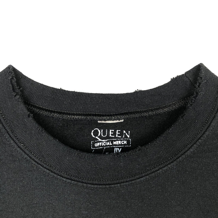 QUEEN Band Sweatshirt (Men's Size S) cotton black type Vintage Second Hand