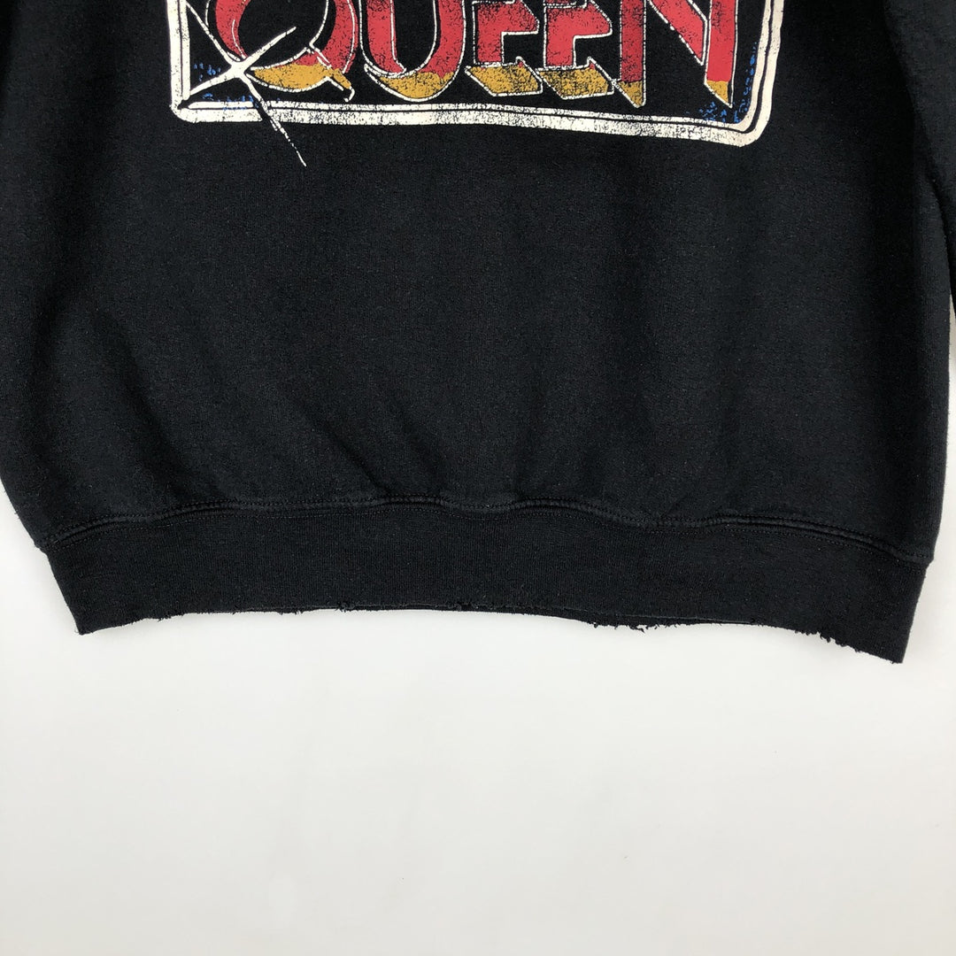 QUEEN Band Sweatshirt (Men's Size S) cotton black type Vintage Second Hand