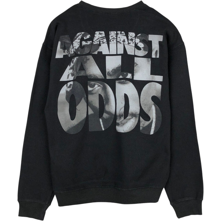 2pac Wrap Sweatshirt (Men's Size M) cotton black type Vintage Second Hand