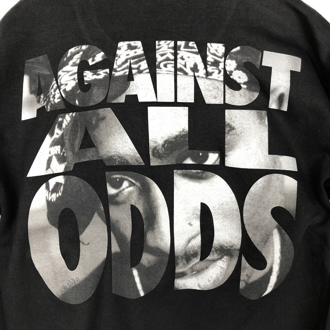2pac Wrap Sweatshirt (Men's Size M) cotton black type Vintage Second Hand
