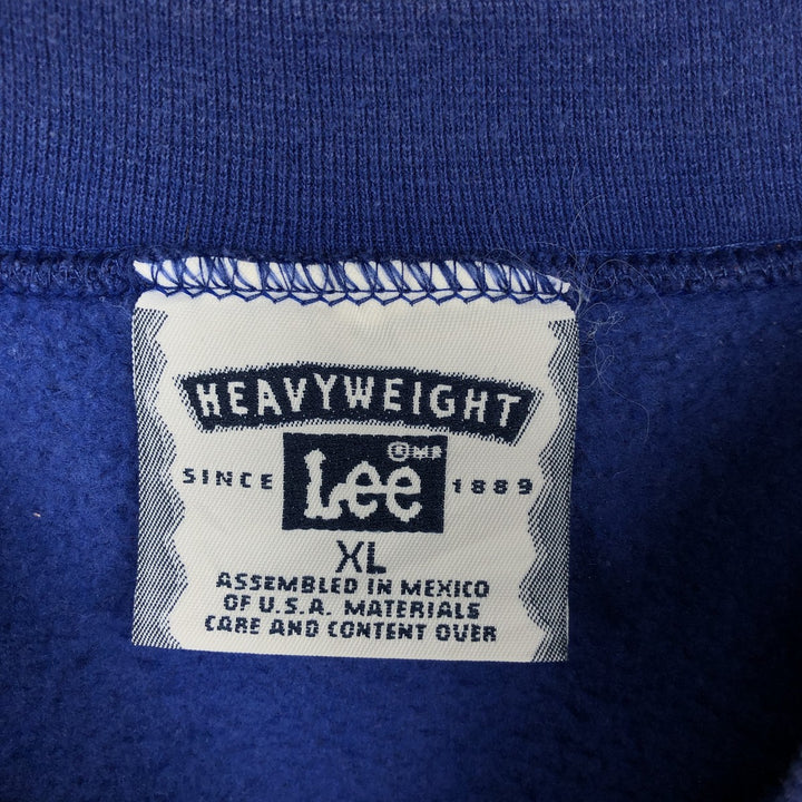 90'S Lee St. Lucia Festival Print Sweatshirt, Men's Size XL (approx.), Vintage cotton blue type Vintage Second Hand