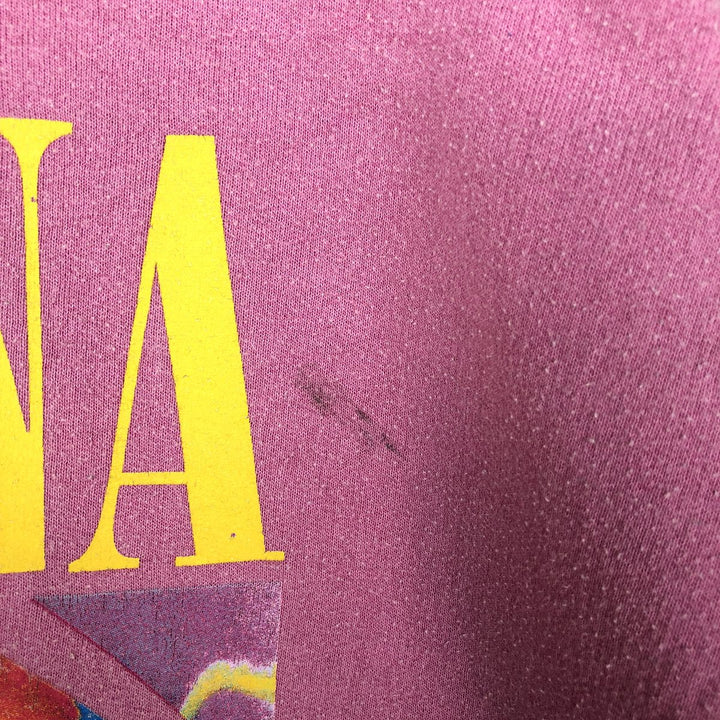 NIRVANA band sweatshirt, men's size M cotton pink type Vintage Second Hand
