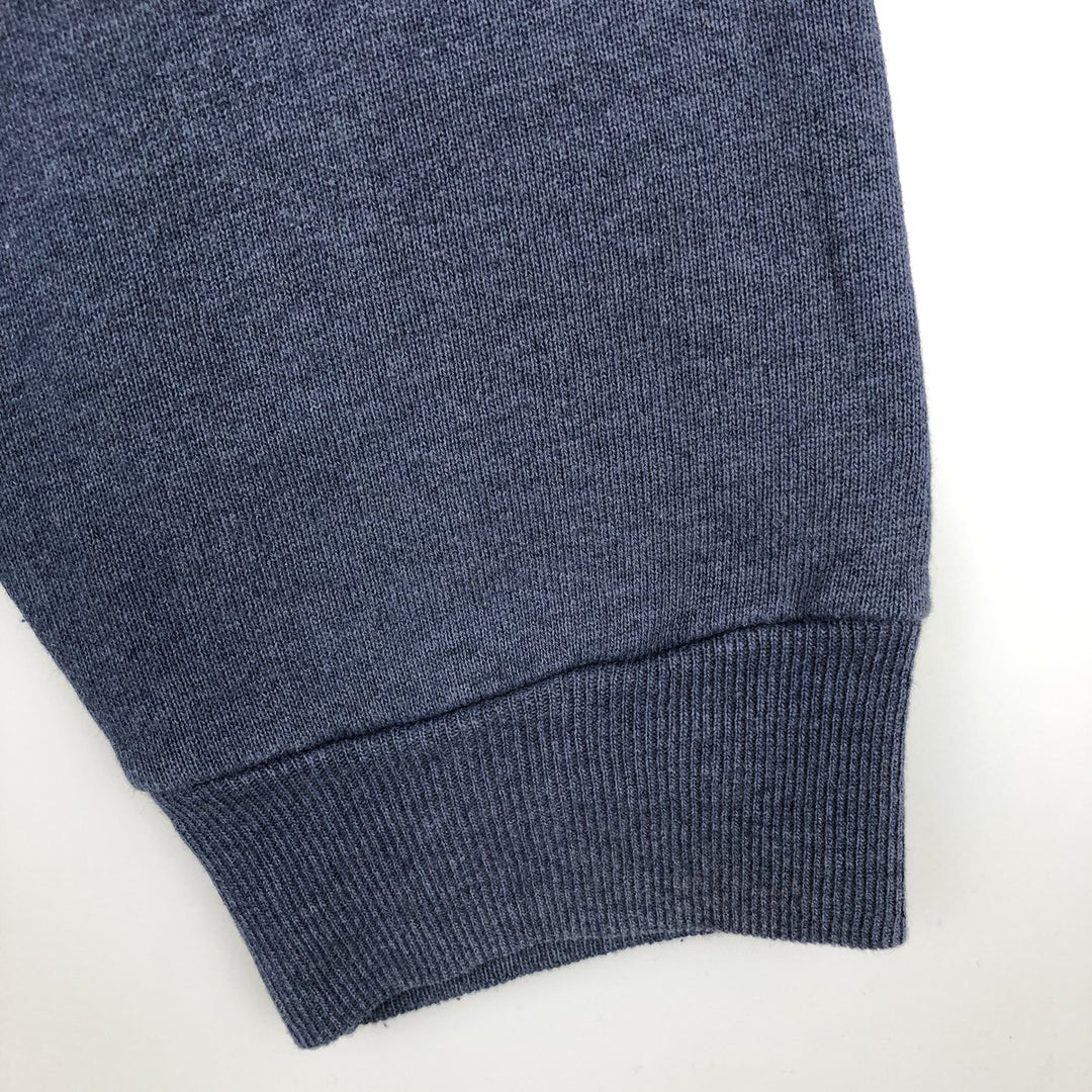 Large print sweatshirt, men's size XL equivalent, vintage style. cotton navy blue type Vintage Second Hand