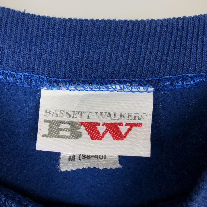 80'S Bassett-Walker Martin Luther King Jr. Print Sweatshirt, Made in USA, Men's Size M (approx.), Vintage polyester blue type Vintage Second Hand