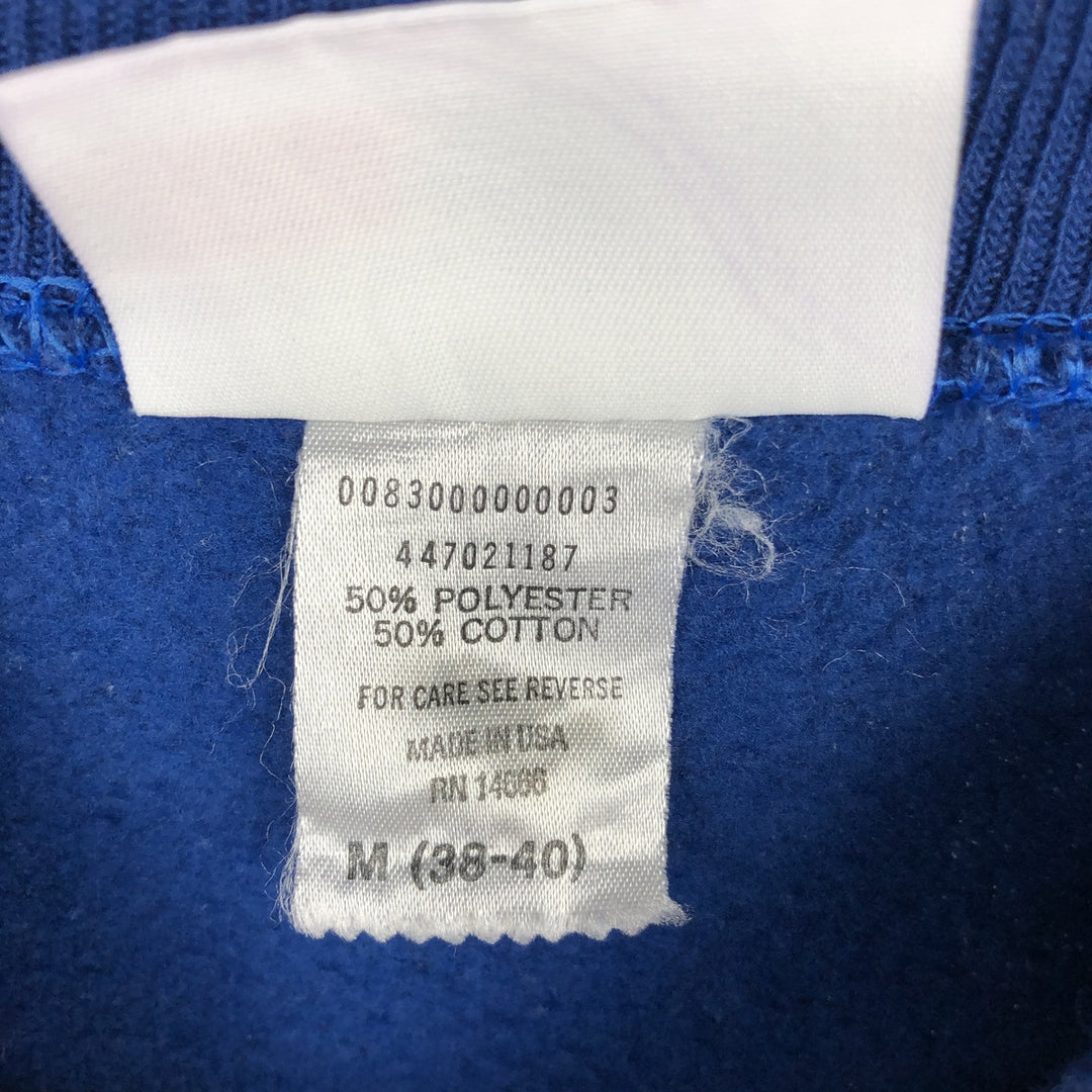 80'S Bassett-Walker Martin Luther King Jr. Print Sweatshirt, Made in USA, Men's Size M (approx.), Vintage polyester blue type Vintage Second Hand