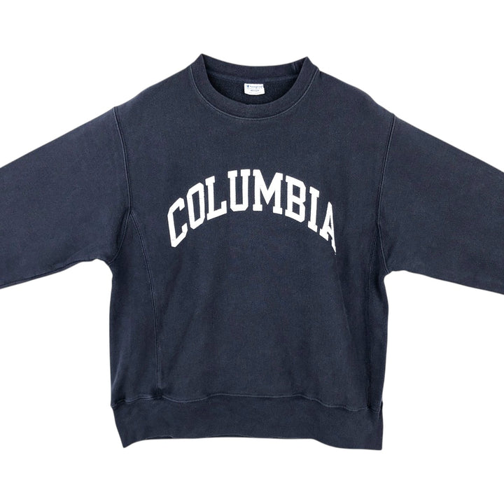 Champion Reverse Weave Columbia University College Sweatshirt (Men's Size M) unclear navy blue type Vintage Second Hand