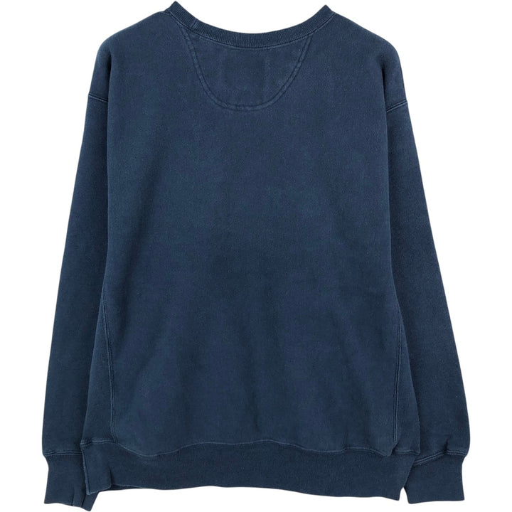 2000'S Champion Premium Reverse Weave Advertising Sweatshirt cotton navy blue type Vintage Second Hand