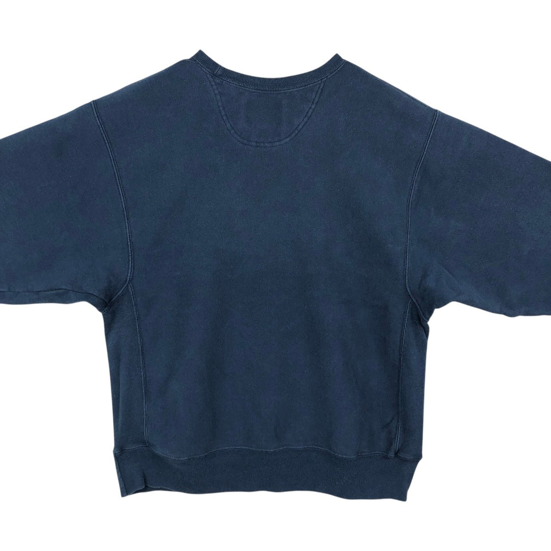 2000'S Champion Premium Reverse Weave Advertising Sweatshirt cotton navy blue type Vintage Second Hand