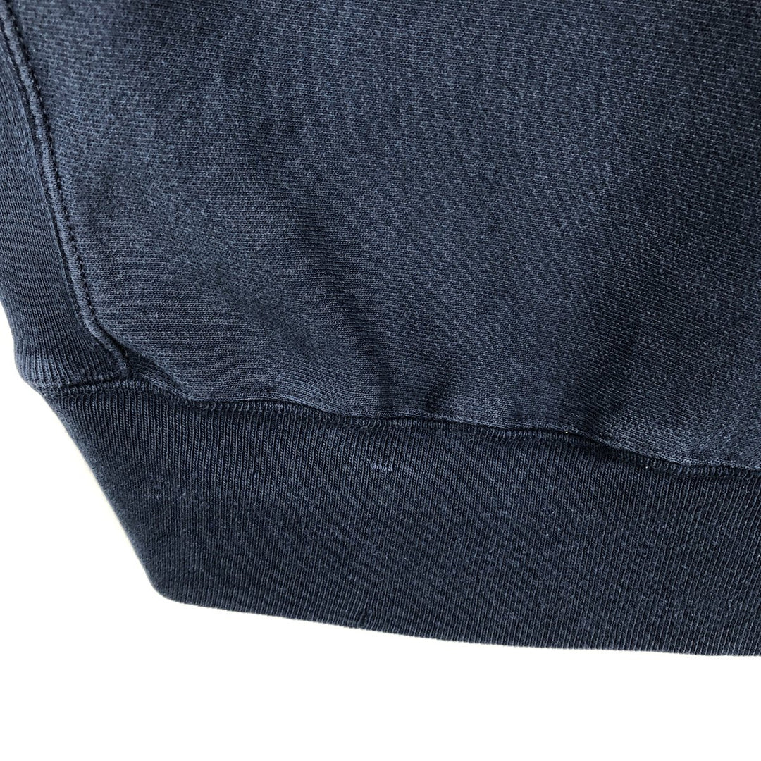 2000'S Champion Premium Reverse Weave College Sweatshirt (Men's XXL equivalent) cotton navy blue type Vintage Second Hand