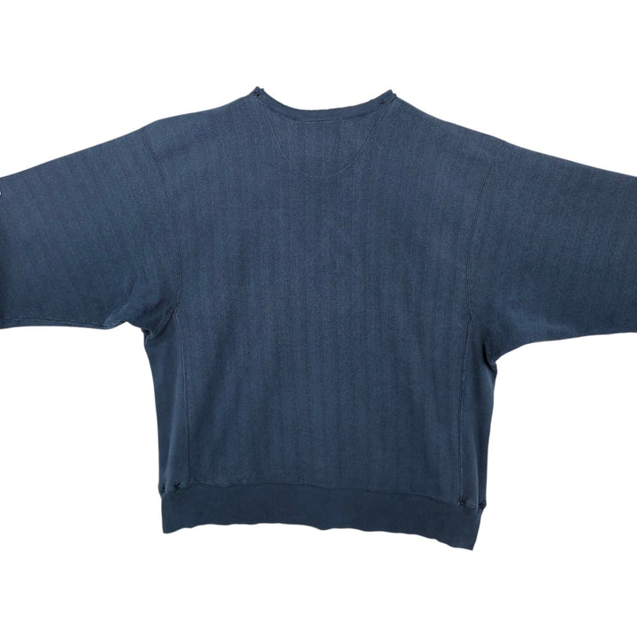 2000'S Champion Premium Reverse Weave Advertising Sweatshirt, Men's XL unclear navy blue type Vintage Second Hand