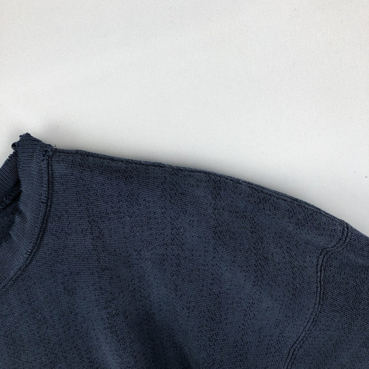 2000'S Champion Premium Reverse Weave Advertising Sweatshirt, Men's XL unclear navy blue type Vintage Second Hand