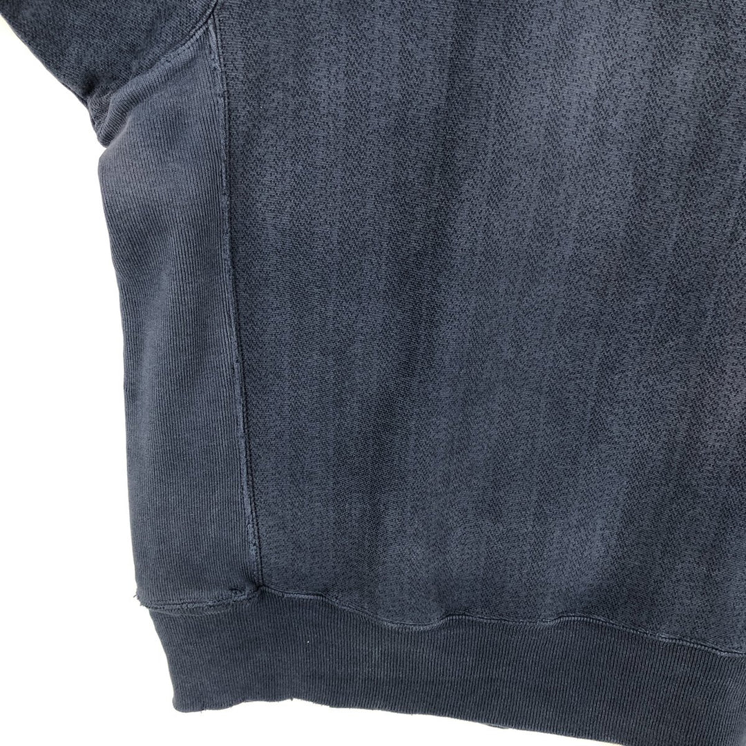 2000'S Champion Premium Reverse Weave Advertising Sweatshirt, Men's XL unclear navy blue type Vintage Second Hand