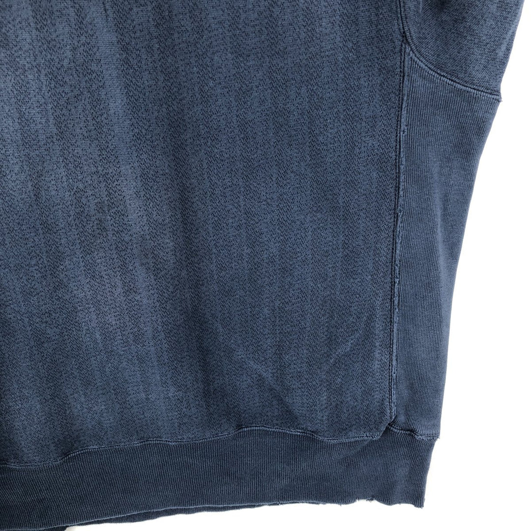 2000'S Champion Premium Reverse Weave Advertising Sweatshirt, Men's XL unclear navy blue type Vintage Second Hand