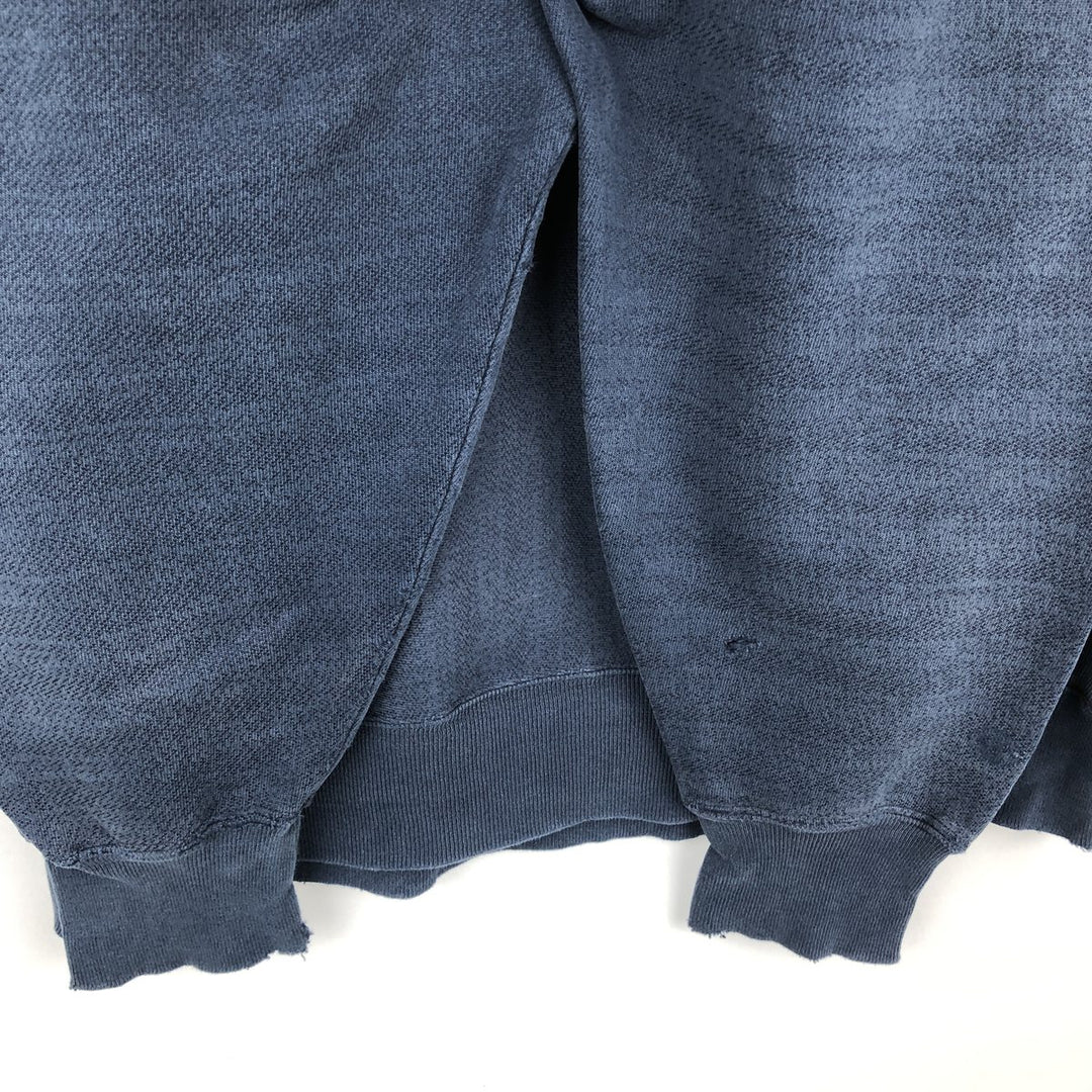 2000'S Champion Premium Reverse Weave Advertising Sweatshirt, Men's XL unclear navy blue type Vintage Second Hand