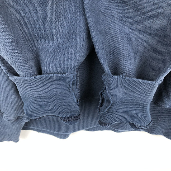 2000'S Champion Premium Reverse Weave Advertising Sweatshirt, Men's XL unclear navy blue type Vintage Second Hand