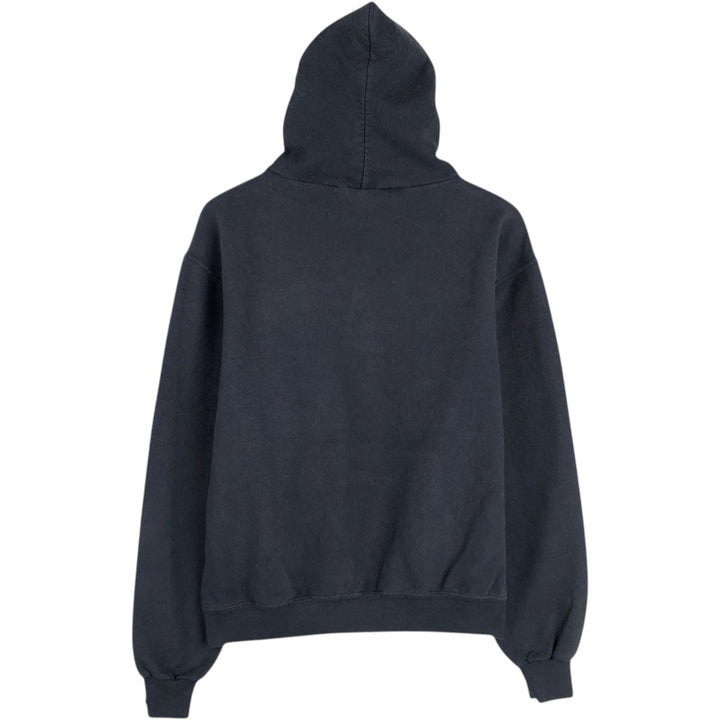 Champion Authentic Athletic Apparel College Sweatshirt Pullover Hoodie, Men's Size M (approx.) cotton navy blue type Vintage Second Hand