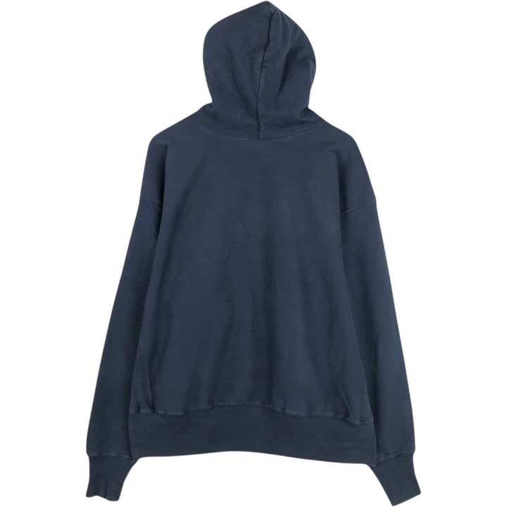 Champion REVERSE WEAVE College Sweatshirt Pullover Hoodie (Men's XL equivalent) - 2000s cotton navy blue type Vintage Second Hand