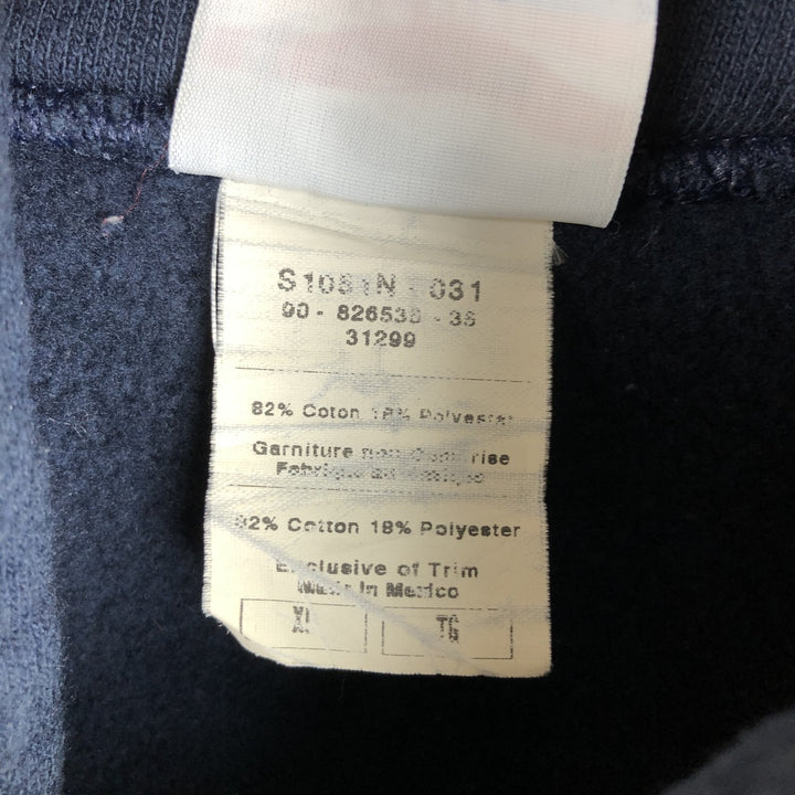 Champion REVERSE WEAVE College Sweatshirt Pullover Hoodie (Men's XL equivalent) - 2000s cotton navy blue type Vintage Second Hand