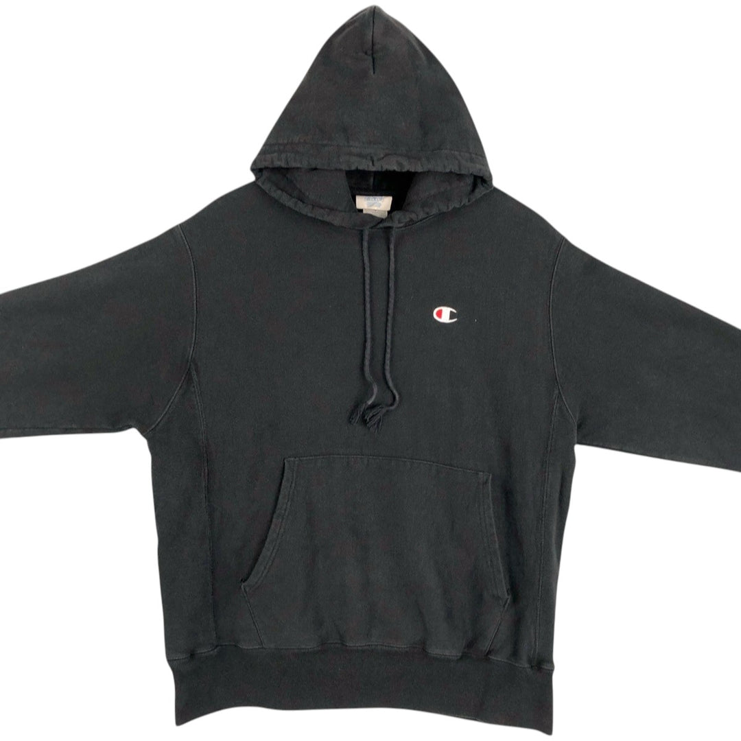 Champion REVERSE WEAVE Reverse Weave Sweat Pullover Hoodie Men's M cotton black type Vintage Second Hand