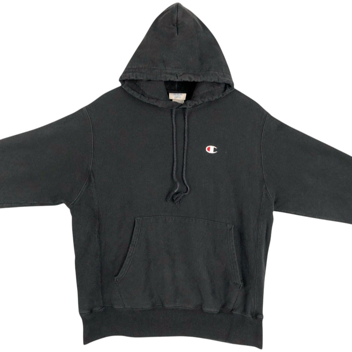 Champion REVERSE WEAVE Reverse Weave Sweat Pullover Hoodie Men's M cotton black type Vintage Second Hand
