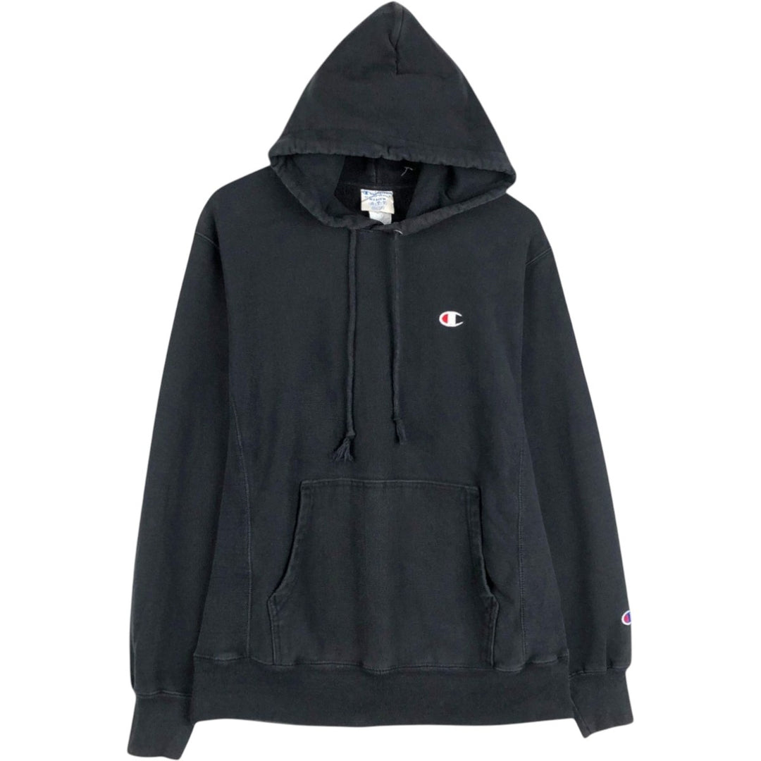 Champion REVERSE WEAVE Reverse Weave Sweat Pullover Hoodie Men's M cotton black type Vintage Second Hand
