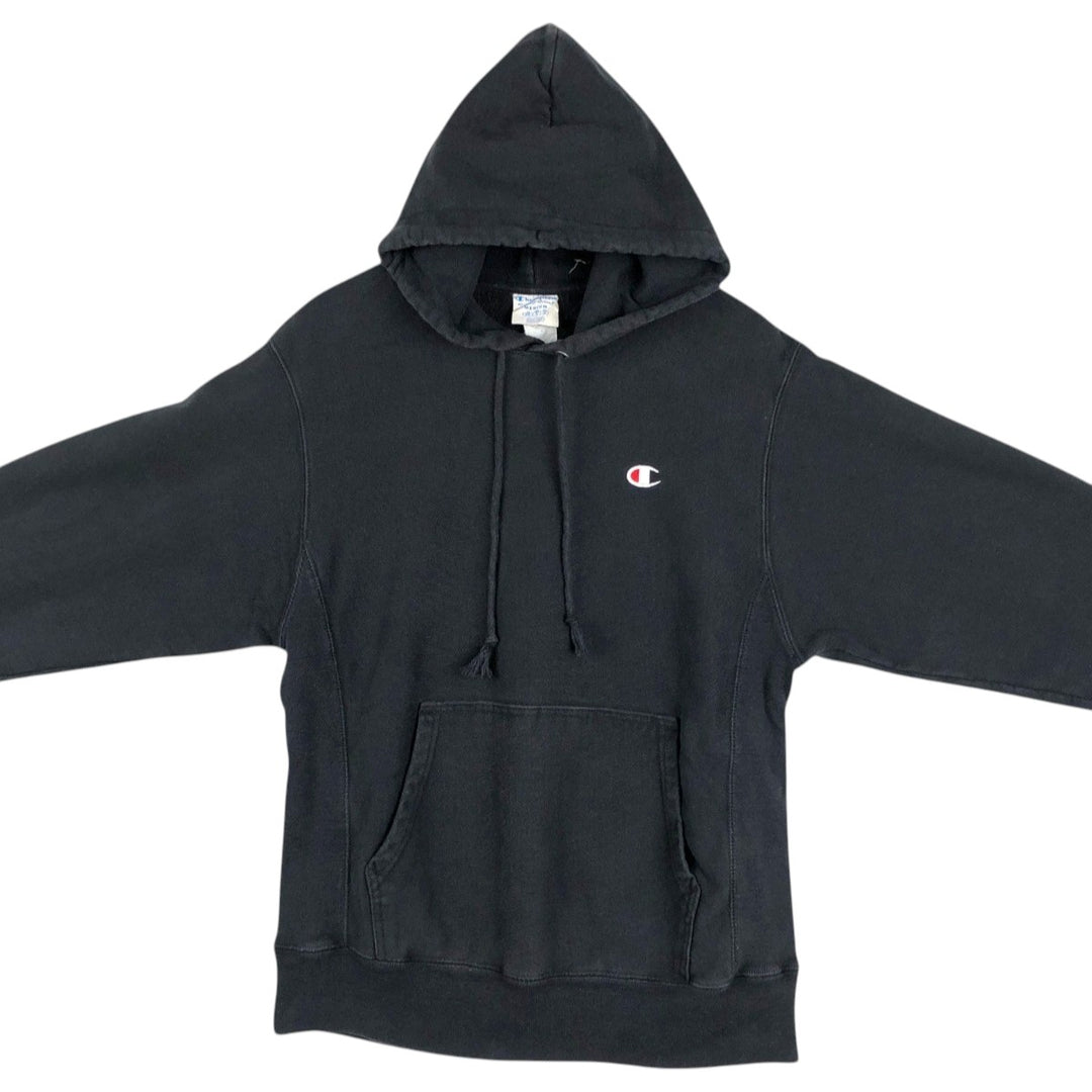 Champion REVERSE WEAVE Reverse Weave Sweat Pullover Hoodie Men's M cotton black type Vintage Second Hand
