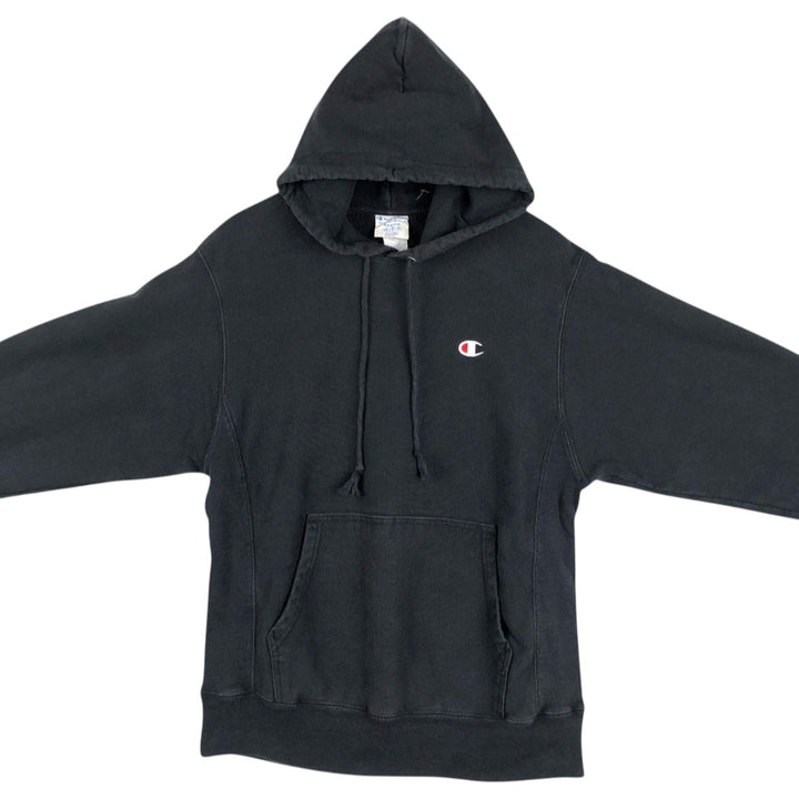 Champion REVERSE WEAVE Reverse Weave Sweat Pullover Hoodie Men's M cotton black type Vintage Second Hand