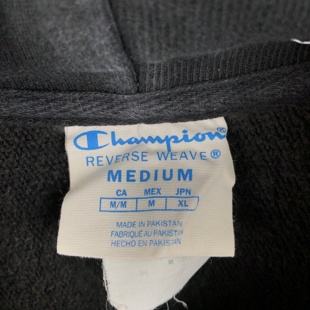 Champion REVERSE WEAVE Reverse Weave Sweat Pullover Hoodie Men's M cotton black type Vintage Second Hand