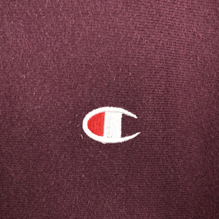 Champion REVERSE WEAVE Reverse Weave Sweat Pullover Hoodie Men's XL cotton Red type red-purple Vintage Second Hand