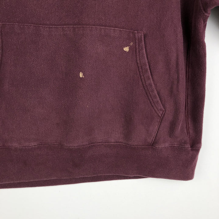 Champion REVERSE WEAVE Reverse Weave Sweat Pullover Hoodie Men's XL cotton Red type red-purple Vintage Second Hand