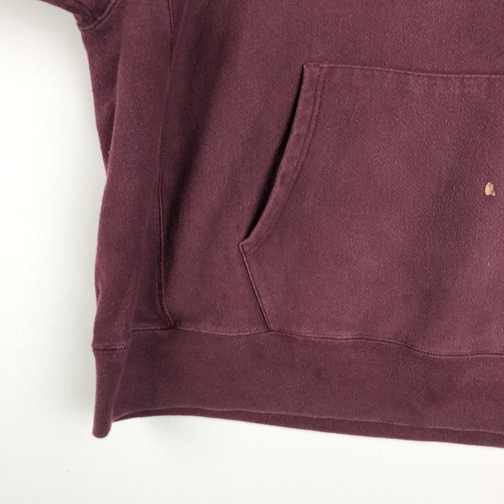 Champion REVERSE WEAVE Reverse Weave Sweat Pullover Hoodie Men's XL cotton Red type red-purple Vintage Second Hand