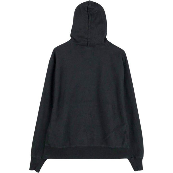 Champion REVERSE WEAVE Reverse Weave Sweat Pullover Hoodie Men's L size cotton black type Vintage Second Hand