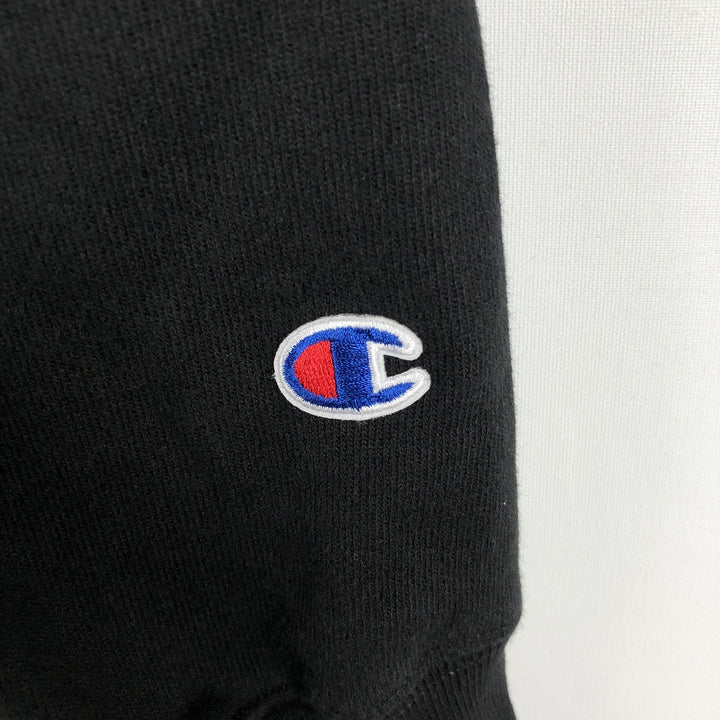 Champion REVERSE WEAVE Reverse Weave Sweat Pullover Hoodie Men's L size cotton black type Vintage Second Hand