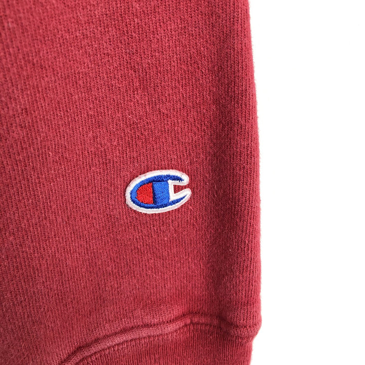 Champion REVERSE WEAVE Reverse Weave Plain Blank Sweatshirt Hoodie Men's M Size cotton red type Vintage Second Hand