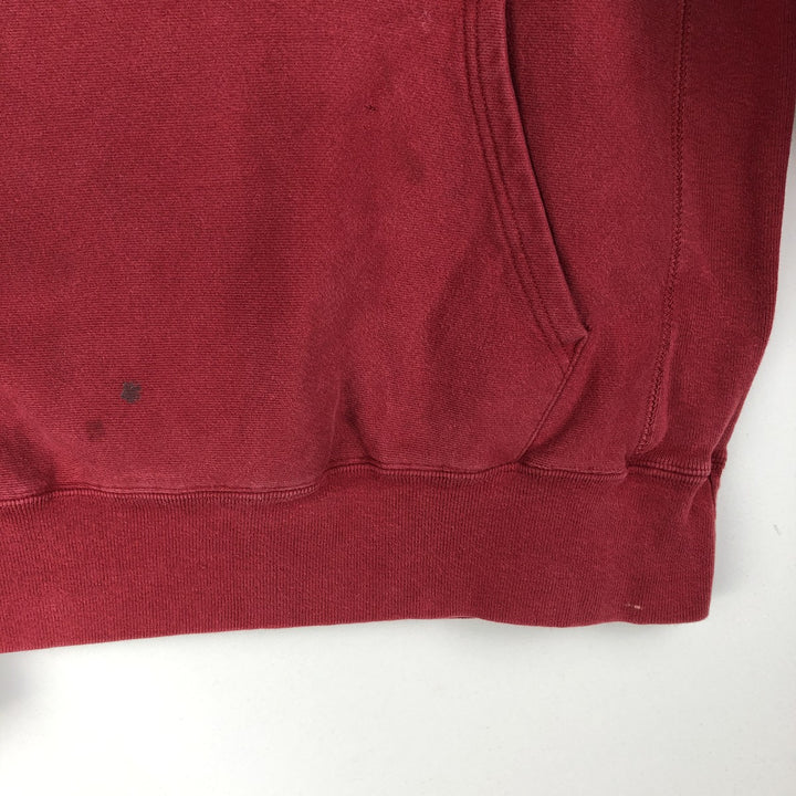 Champion REVERSE WEAVE Reverse Weave Plain Blank Sweatshirt Hoodie Men's M Size cotton red type Vintage Second Hand