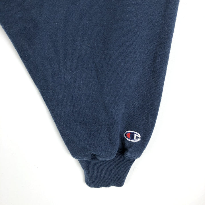 2000'S Champion Premium Reverse Weave Plain Blank Sweatshirt Hoodie (Men's XXL equivalent) unclear navy blue type Vintage Second Hand