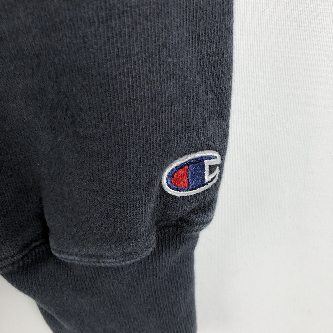 2000'S Champion Premium Reverse Weave Sweatshirt Pullover Hoodie, Men's XL cotton black type Vintage Second Hand