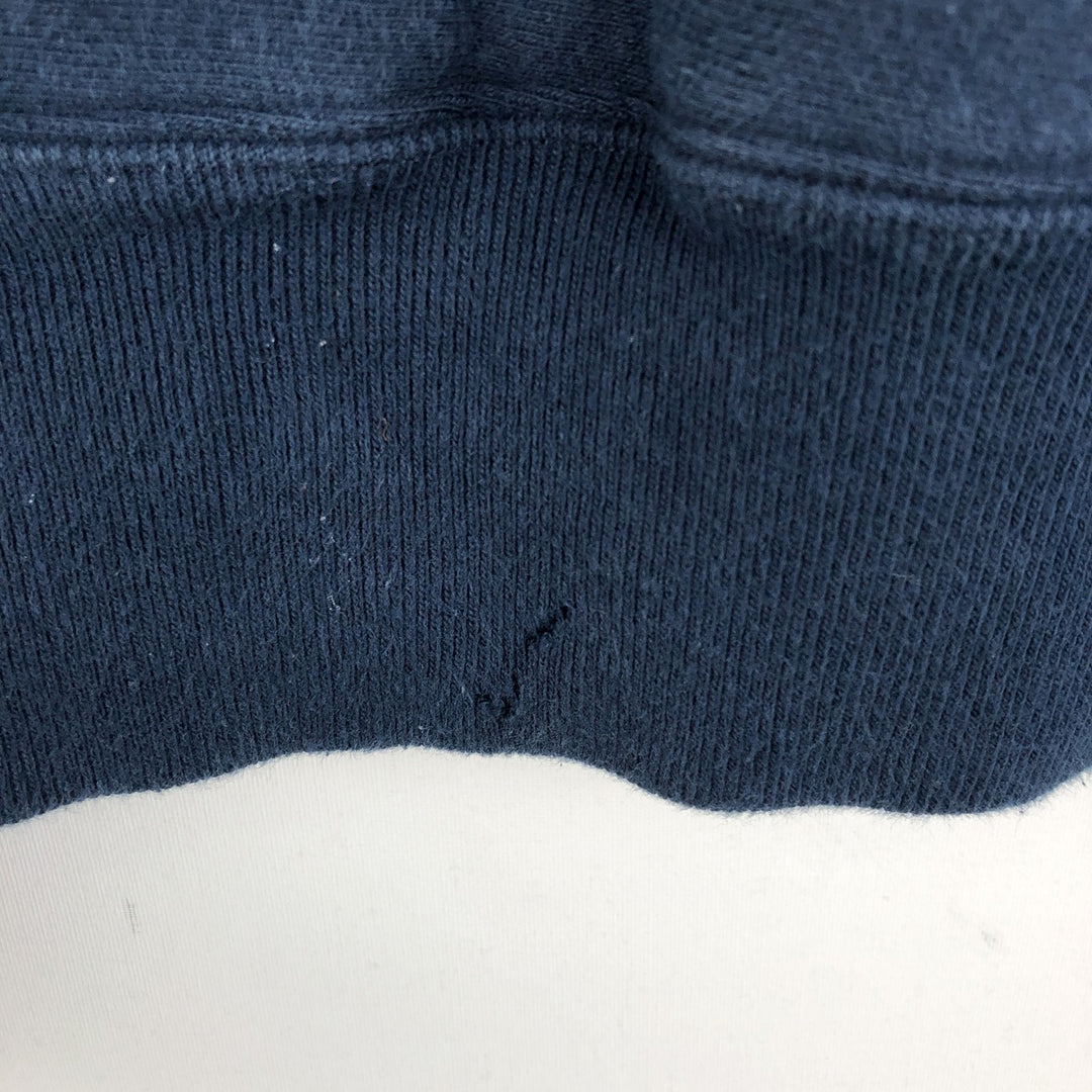 2000'S Champion PREMIUM REVERSE WEAVE Premium Reverse Weave Sweatshirt Pullover Hoodie, Men's Size M cotton navy blue type Vintage Second Hand
