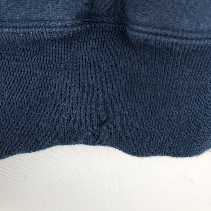 2000'S Champion PREMIUM REVERSE WEAVE Premium Reverse Weave Sweatshirt Pullover Hoodie, Men's Size M cotton navy blue type Vintage Second Hand