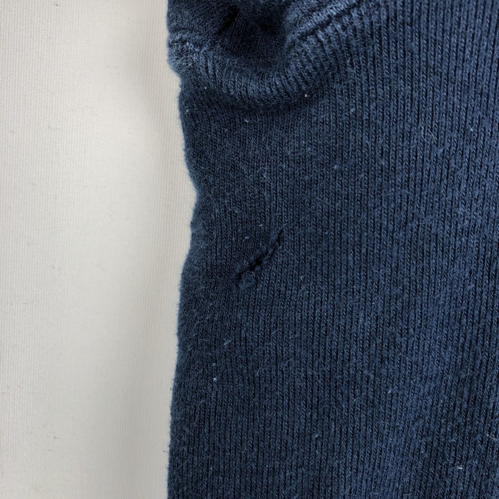 2000'S Champion PREMIUM REVERSE WEAVE Premium Reverse Weave Sweatshirt Pullover Hoodie, Men's Size M cotton navy blue type Vintage Second Hand