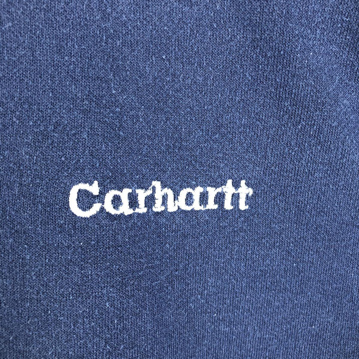 Carhartt Sweat Pullover Hoodie, Men's M Size cotton navy blue type Vintage Second Hand