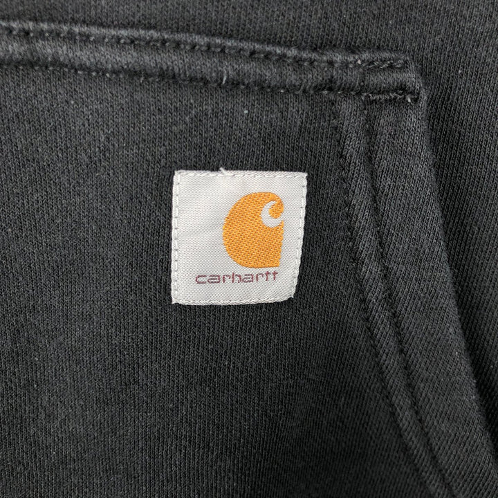 Carhartt Relaxed Fit Sweatshirt Pullover Hoodie, Men's XXL equivalent. cotton black type Vintage Second Hand