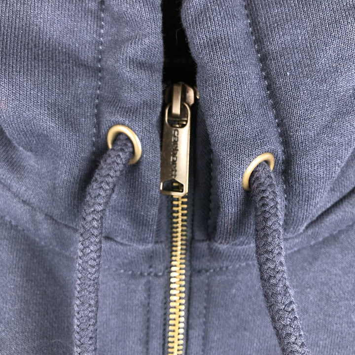 Carhartt Loose Fit Half-Zip Hoodie, Men's Size L cotton navy blue type Vintage Second Hand