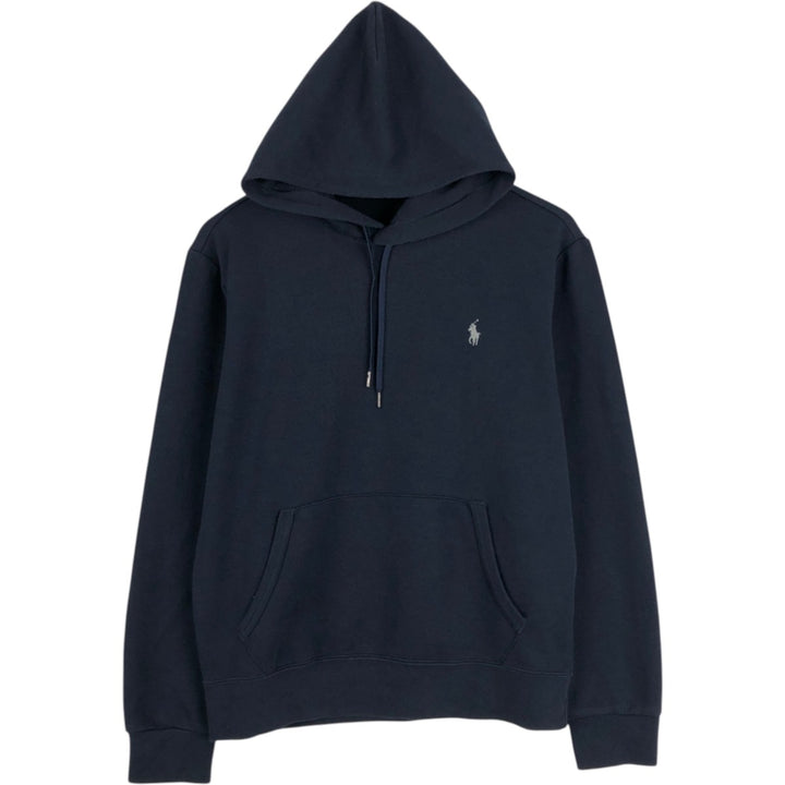 Ralph Lauren POLO RALPH LAUREN Sweatshirt pullover hoodie, men's size M cotton navy blue type Vintage Second Hand
