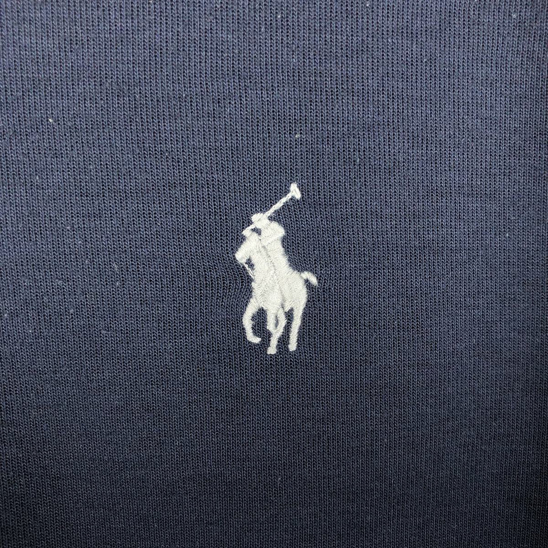 Ralph Lauren POLO RALPH LAUREN Sweatshirt pullover hoodie, men's size M cotton navy blue type Vintage Second Hand