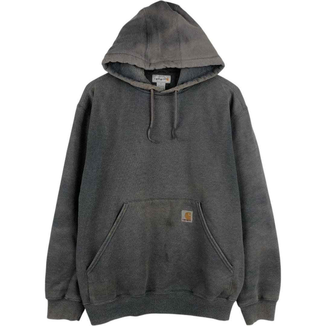 Carhartt Sweat Pullover Hoodie Men's Size L cotton gray type Vintage Second Hand