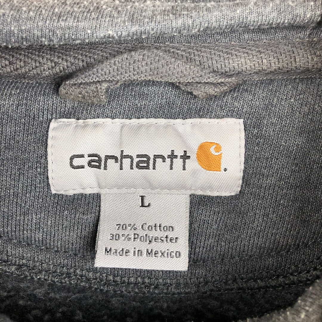 Carhartt Sweat Pullover Hoodie Men's Size L cotton gray type Vintage Second Hand